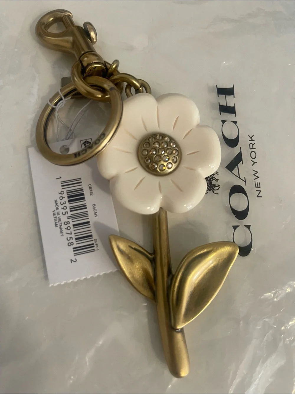 Coach floral key